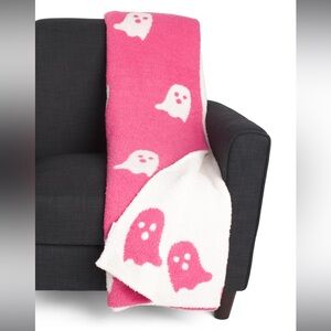 Cupcakes & Cashmere Viral Pink Ghost Throw Blanket